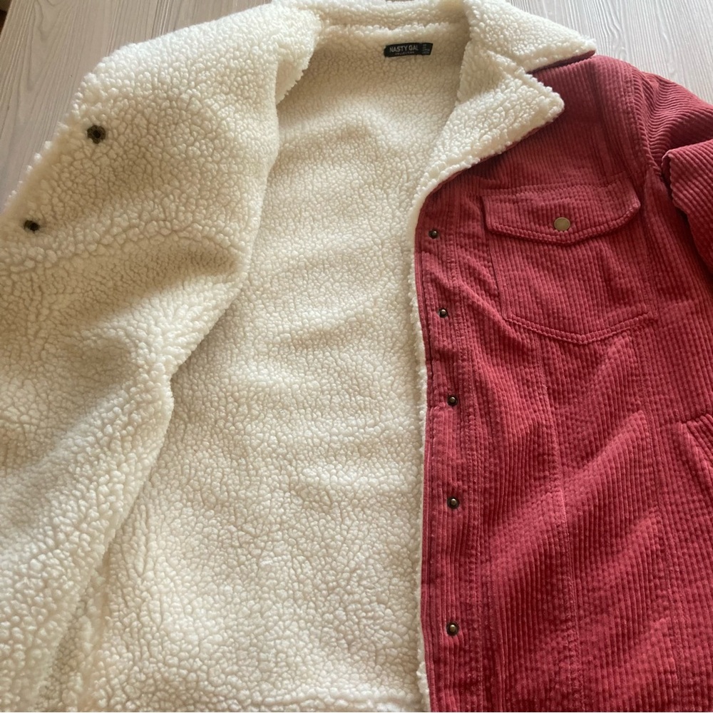 Nasty Gal Corduroy Trucker Bomber Jacket - Picture 6 of 10